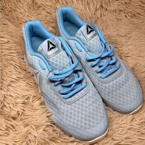Reebok Light Blue Zig Tech Tennis Shoes